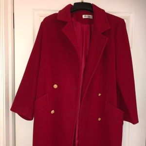 Forecaster wool coat calf length